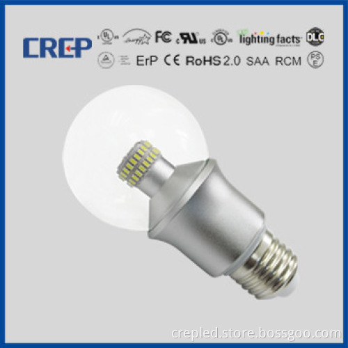 dimmable clear omni-directionalled bulb 360 beam angle 4w 5w 6w 9w 12w